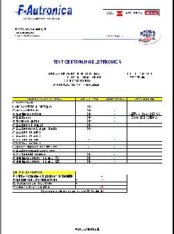 Report ecu test print